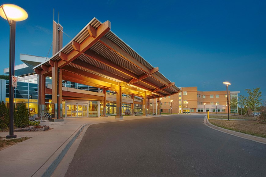 Front of North Bay Regional Health Centre