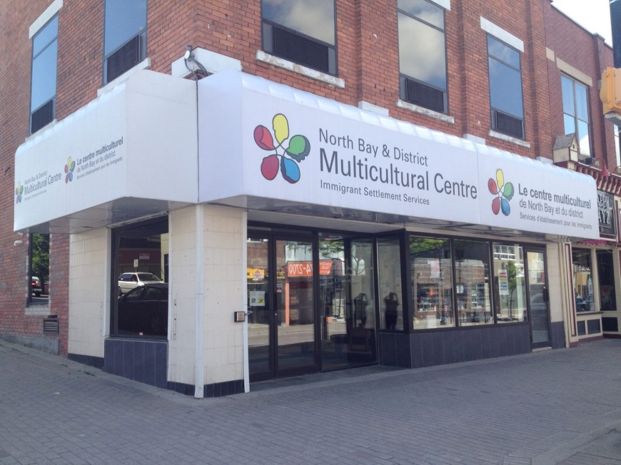 Front entrance of the North Bay & District Multicultural Centre